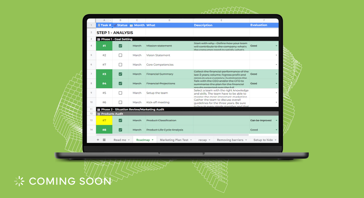 Marketing Roadmap Checklist